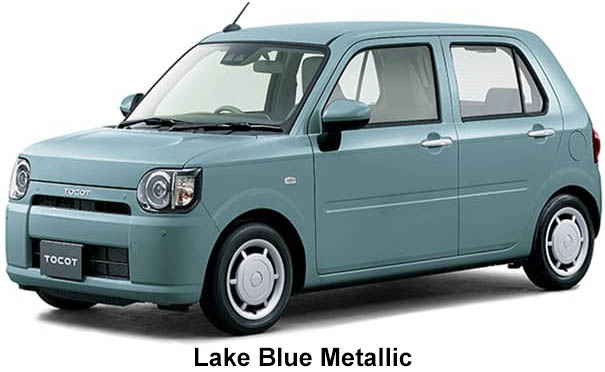 Daihatsu Mira Tocot color: Lake Blue Metallic