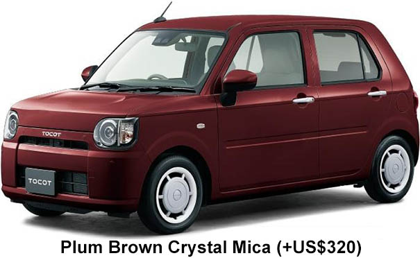 Daihatsu Mira Tocot color: Plum Brown Crystal Mica
