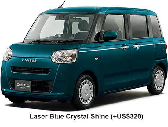 Daihatsu Move Canbus Color: Laser Blue Crystal Shine