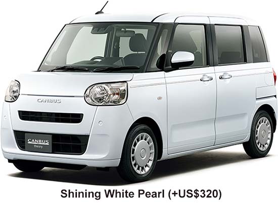 Daihatsu Move Canbus Color: Shining White Pearl