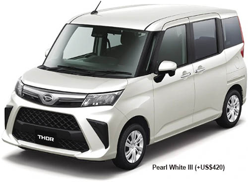 New Daihatsu Thor body color: Pearl White III (+US$420)