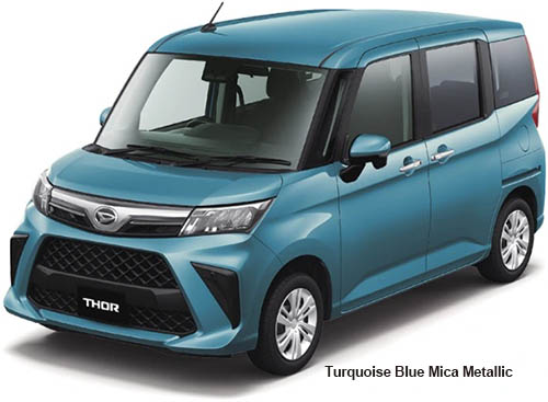 New Daihatsu Thor body color: Turquoise Blue Mica Metallic