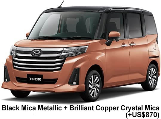 Daihatsu Thor Custom Color: Black Mica Metallic + Brilliant Copper Crystal Mica