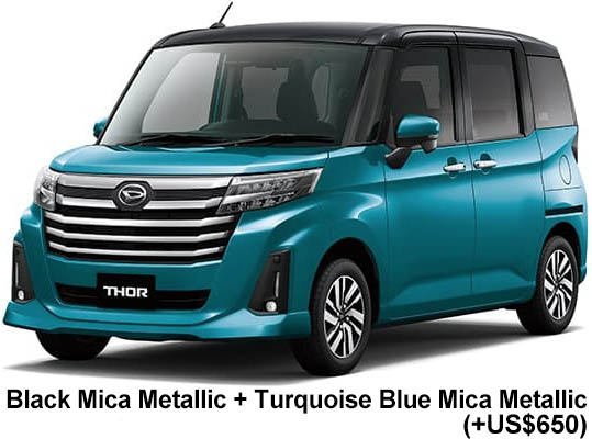 Daihatsu Thor Custom Color: Black Mica Metallic +Turquoise Blue Mica Metallic