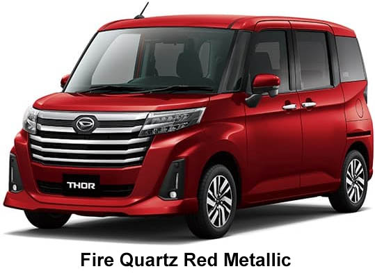 Daihatsu Thor Custom Color: Fire Quartz Red Metallic