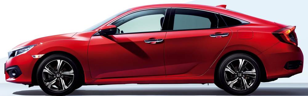 New Honda Civic Sedan photo: Side view