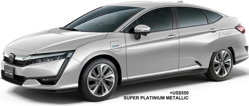 New Honda Clarity PHEV body color: Super Platinium Metallic (option color +US$550)