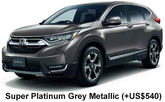 Honda cr-v Color: Super Platinum Grey Metallic