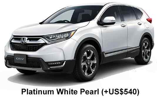 Honda cr-v Color: Platinum White