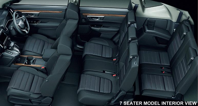 New Honda CRV Hybrid photo: 7 Seater Model interior