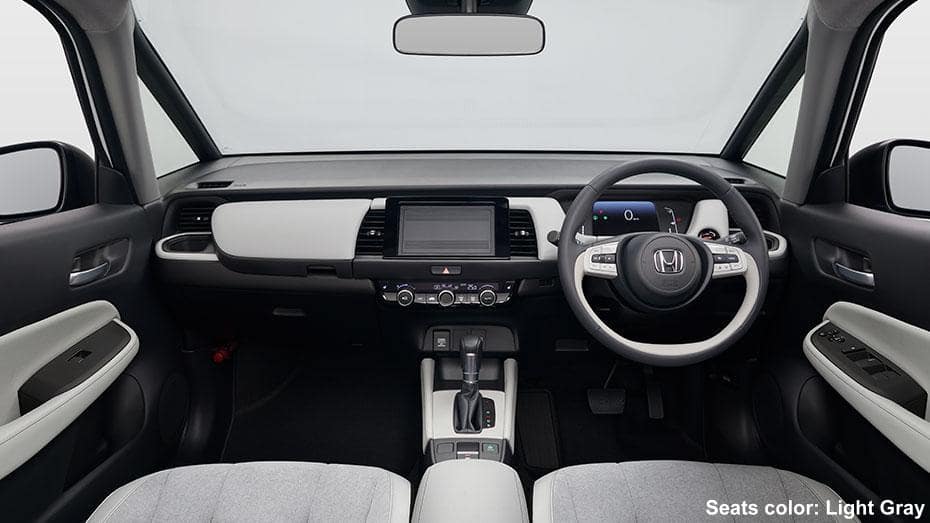 New Honda Fit e-HEV photo: Cockpit view image (Light Gray)