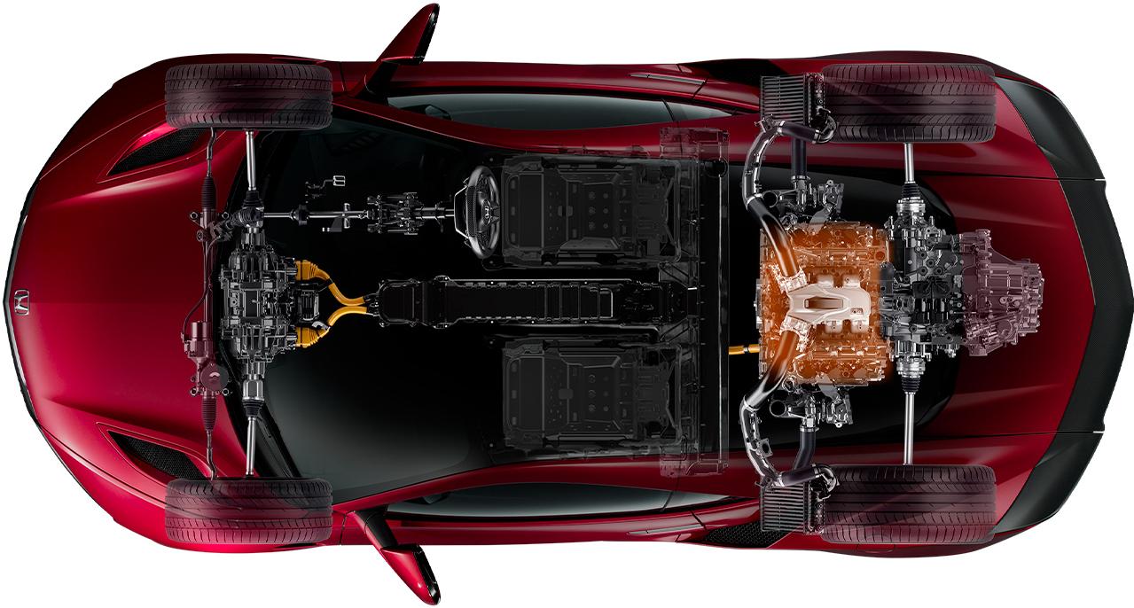 New Honda NSX photo: Mechanism upper view