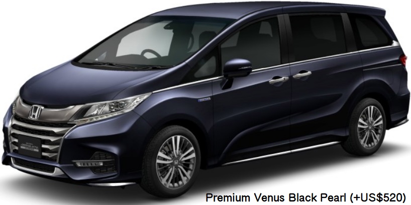 New Honda Odyssey Absolute e-HEV body color: PREMIUM VENUS BLACK PEARL