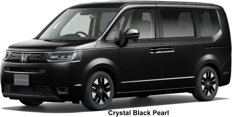 New Honda Step Wagon Air e-HEV body color: CRYSTAL BLACK PEARL