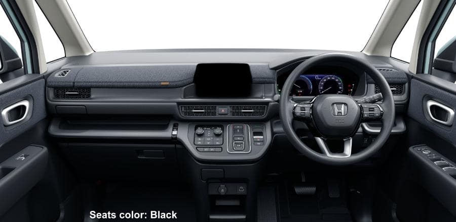 New Honda Stepwagon Air e-HEV photo: Cockpit view image (Black)
