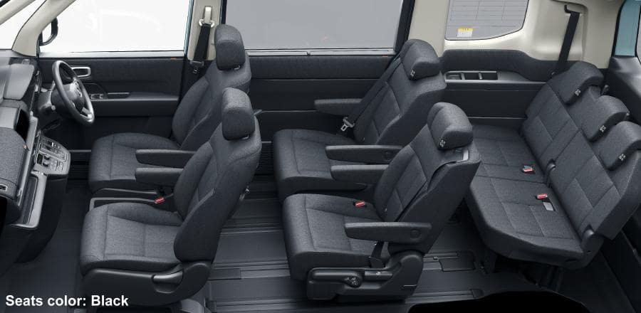 New Honda Stepwagon Air e-HEV photo: Interior view image (Black)