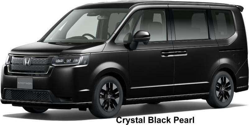 New Honda Step Wagon e-HEV body color: Crystal Black Pearl