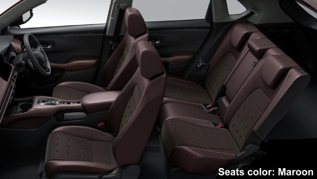 New Honda ZRV e-HEV photo: Interior view image (Maroon)