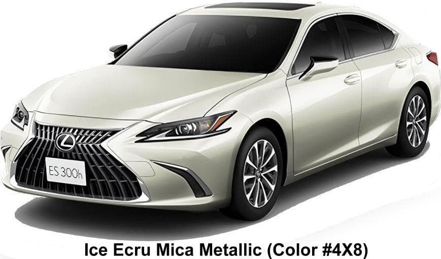 New Lexus ES300h body color: Ice Ecru Mica Metallic (Color #4X8)