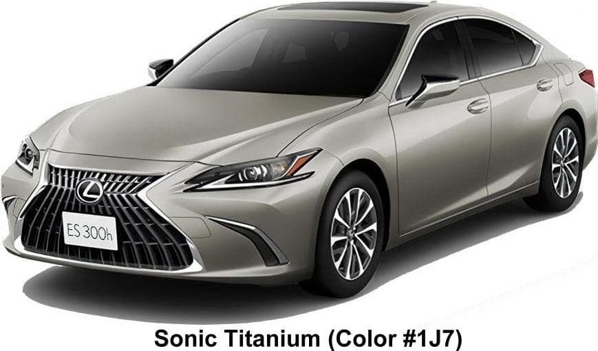 New Lexus ES300h body color: Sonic Titanium (Color #1J7)