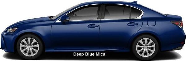 New Lexus GS300 body color: DEEP BLUE MICA