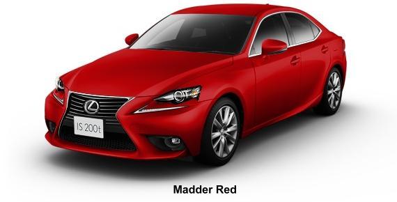 New Lexus IS200t body color: Madder Red