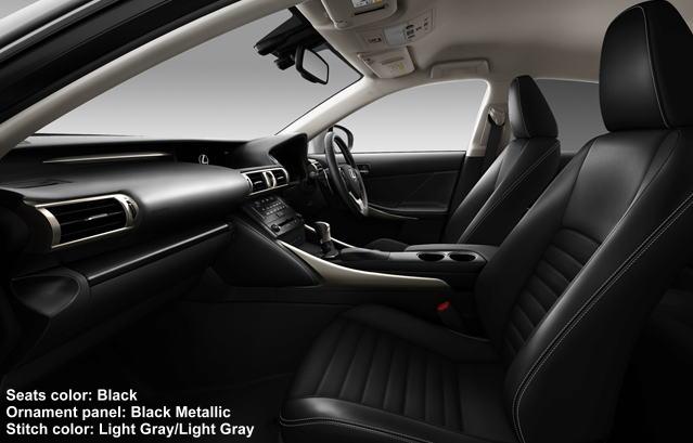 New Lexus IS200t photo: Black interior