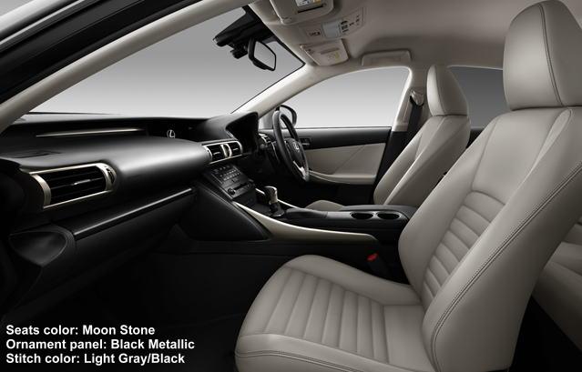 New Lexus IS200t photo: Moon Stone interior