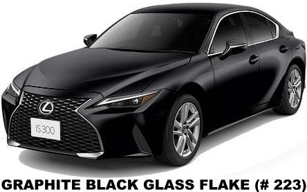 New Lexus IS300 body color: Graphite Black Glass Flakes (Color No. 223)