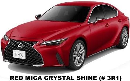 New Lexus IS300 body color: Red Mica Crystal Shine (Color No. 3R1)