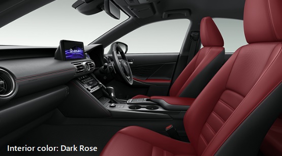 New Lexus IS300 Interior photo: DARK ROSE