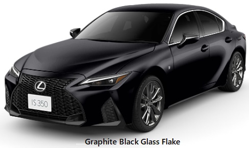 New Lexus IS350 body color: GRAPHITE BLACK GLASS FLAKE