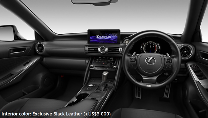 New Lexus IS350 photo: Cockpit image (Exclusive Black Leather (+US$3,000))
