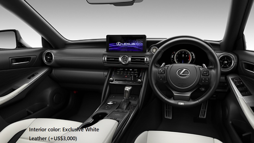 New Lexus IS350 photo: Cockpit image (Exclusive White Leather (+US$3,000))