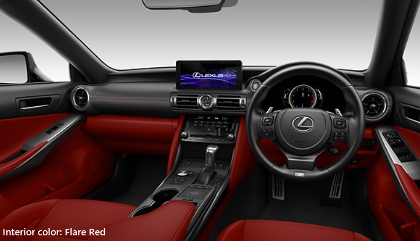 New Lexus IS350 photo: Cockpit image (Exclusive Flare Red Leather (+US$3,000))