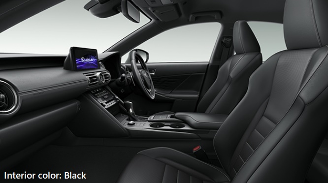 New Lexus IS350 photo: Interior image (Black)