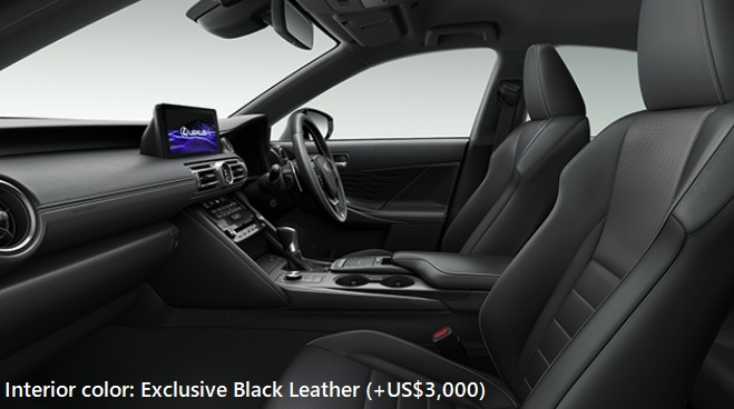New Lexus IS350 photo: Interior image (Exclusive Black Leather (+US$3,000))