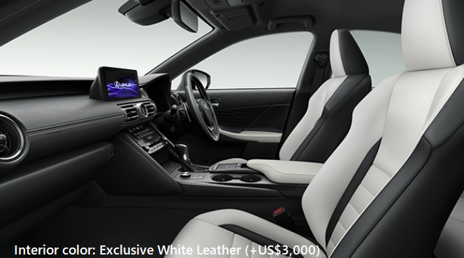 New Lexus IS350 photo: Interior image (Exclusive White Leather (+US$3,000))