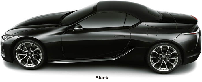 New Lexus LC500 body color: BLACK