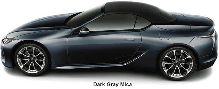 New Lexus LC500 body color: DARK GRAY MICA