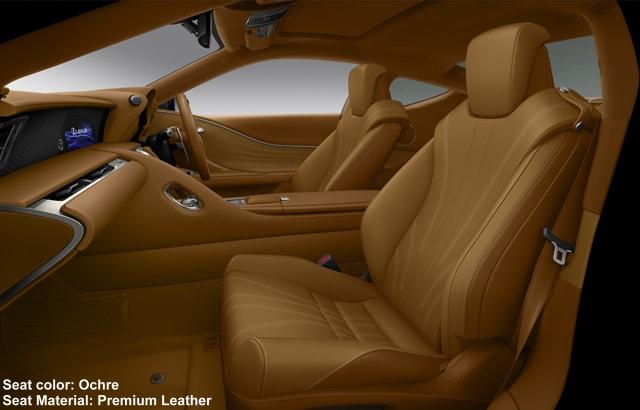 New Lexus LC500 Interior photo: OCHRE