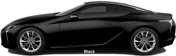 New Lexus LC500h Hybrid body color: BLACK
