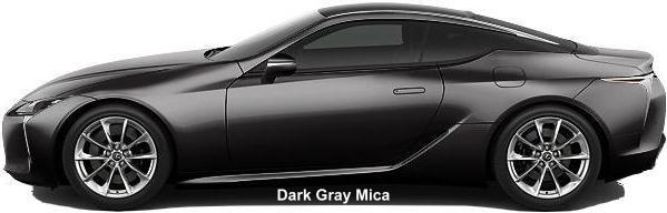 New Lexus LC500h Hybrid body color: DARK GRAY MICA