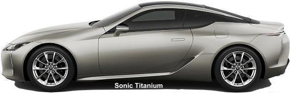 New Lexus LC500h Hybrid body color: SONIC TITANIUM