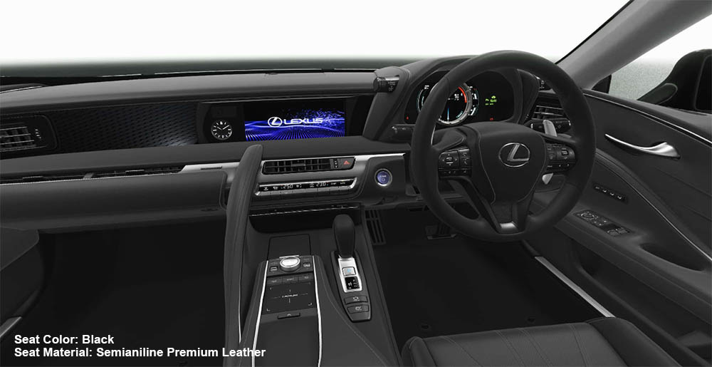 New Lexus LC500h Hybrid Cockpit photo: BLACK