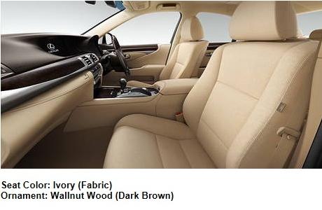New Lexus LS460 interior color: Base colour at no extra charges