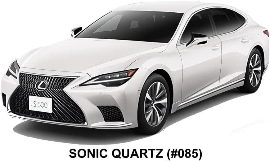 New Lexus LS500 body color: Sonic Quartz (color No. 085)