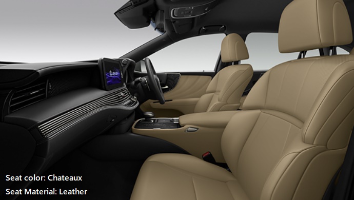 New Lexus LS500h Seat color: Chateaux (Leather)