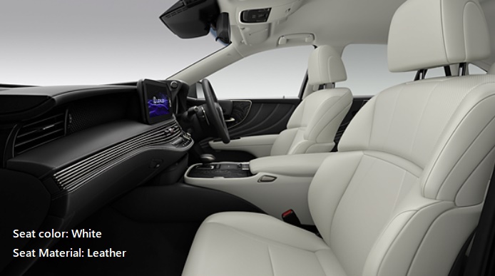 New Lexus LS500h Seat color: White (Leather)