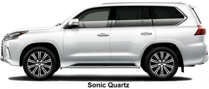 New Lexus LX570 body color: Sonic Quartz